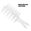 Wide Tooth Comb, Double Sided Comb 7.9 x 3.1 x 0.2 in Wide Tooth Detangling Comb Men Styling Comb Barber Accessories for Unique Hair Salon Home Use (White) view 4