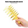 Gold Men's Wide Tooth & Double Sided Comb for Unique Hair Styling view 2