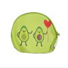 5.5" X 8" Avocado Theme Large Zipper Cosmetic All Purpose Bag (Style 709E) view 1