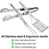 GRILLART 3PCS Daily Use BBQ Tools Set Bundle with Safe & Fast Clean Double Side Brush view 3