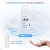 Arison Eyelash Eyelash Extension Shampoo 600ml / Eyelid Foaming Cleanser/Wash for Extensions and Natural Lashes/Paraben & Sulfate Free Safe Makeup & / Professional & Self Use (unscented) view 3