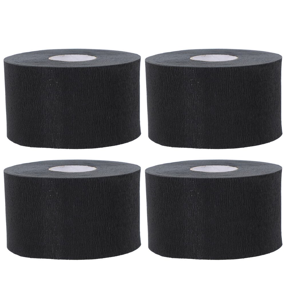 Healifty 4rolls Professional Barber Neck Strips of Neck Protection Paper for Hairdressing Flexible Skin-friendly for Comfortable Haircutting Styling