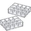 Amazing Abby - Allure - 2-Pack 12-Slot Acrylic Lipstick Organizer, Lipstick Holder, Lip Gloss Holder, Cosmetic Storage Display, Perfect Storage Solution for Drawer and Vanity (Slot Size: 1.0" x 1.0") view 4