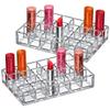 Amazing Abby - Allure - 2-Pack 24-Slot Acrylic Lipstick Organizer, Lipstick Holder, Lip Gloss Holder, Cosmetic Storage Display, Perfect Storage Solution for Drawer and Vanity (Slot Size: 1.0" x 1.0") view 1