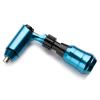 Professional Tattoo Rotary Machine Pen Adjustable Stroke Powerful Motor RCA Interface Permanent Makeup Tattoo Gun,Blue view 1