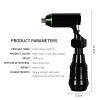 Professional Tattoo Rotary Machine Pen Adjustable Stroke Powerful Motor RCA Interface Permanent Makeup Tattoo Gun,Blue view 2