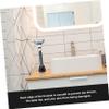 Alipis Razor Stand for Shower Wall Shaving Razor Holder Aluminum Alloy Non-slip Base Keep Your Bathroom Clean view 4