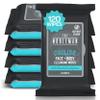 Men's Cooling Face + Body Cleansing Wipes - 4 Pack - 120 Count Post Workout Travel Towlettes view 2