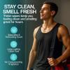Men's Cooling Face + Body Cleansing Wipes - 4 Pack - 120 Count Post Workout Travel Towlettes view 4