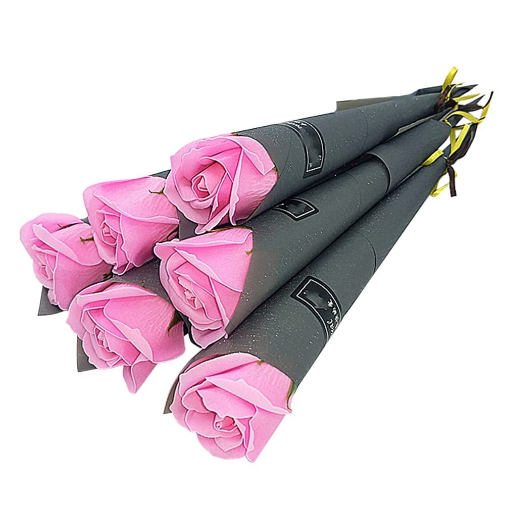 10Pcs Single Simulation Korean Soap Flower 's Day Gift Soap Roses Single Artificial Soap Flower 2