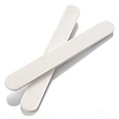 True Beauty White Nail File 80/100 grit, 50 pcs, 7 in