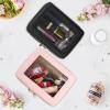 Aveniee Clear Makeup Bag Organizer,Large Travel Toiletry Bag for Women, Waterproof Cosmetic Pouch with Zippers,Car Organizers and Storage Case for Accessories,Black view 4