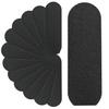 Stainless Steel Pedi File Refill, 80 Grit, Black - Pedicure Refill Pads - Foot Rasp Pad with Removable Glue,Size 5.2" L x 1.7" W, view 1