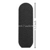 Stainless Steel Pedi File Refill, 80 Grit, Black - Pedicure Refill Pads - Foot Rasp Pad with Removable Glue,Size 5.2" L x 1.7" W, view 2