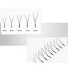 YY Shape Eyelash Handmade Double Tips False Lashes 0.07mm Individual Lash Extensions C/D Curl Natural Fluffy Makeup Lashes 8-12mm(9mm, YY-Shape-D-0.07) view 2