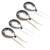 Beaupretty 4pcs Rhinestone Tassel Hair Clips Nest Plate Hair Bun Accessories for Easy Updos and Daily Hairstyles for Women and Girls view 1