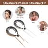 Beaupretty 4pcs Rhinestone Tassel Hair Clips Nest Plate Hair Bun Accessories for Easy Updos and Daily Hairstyles for Women and Girls view 3