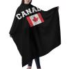 Canadian Flag Of Canada Professional Barber Cape Salon Haircut Hairdresser Hair Styling Aprons Wraps 55" X 66" view 2