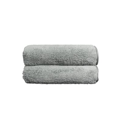 Eurow Microfiber Hand Towels, Ultra Soft, Fast Drying, Super Absorbent, Hypoallergenic, Machine Washable, Gentle on Skin for Bathroom or Kitchen Use, Gray, 16 x 28 in, 2-Pack