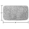 Eurow Microfiber Hand Towels, Ultra Soft, Fast Drying, Super Absorbent, Hypoallergenic, Machine Washable, Gentle on Skin for Bathroom or Kitchen Use, Gray, 16 x 28 in, 2-Pack view 3