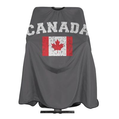 Canadian Flag Of Canada Professional Barber Cape Salon Haircut Hairdresser Hair Styling Aprons Wraps 55" X 66"