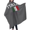 Italian Flag Of Italy Professional Barber Cape Salon Haircut Hairdresser Hair Styling Aprons Wraps 55" X 66" view 2