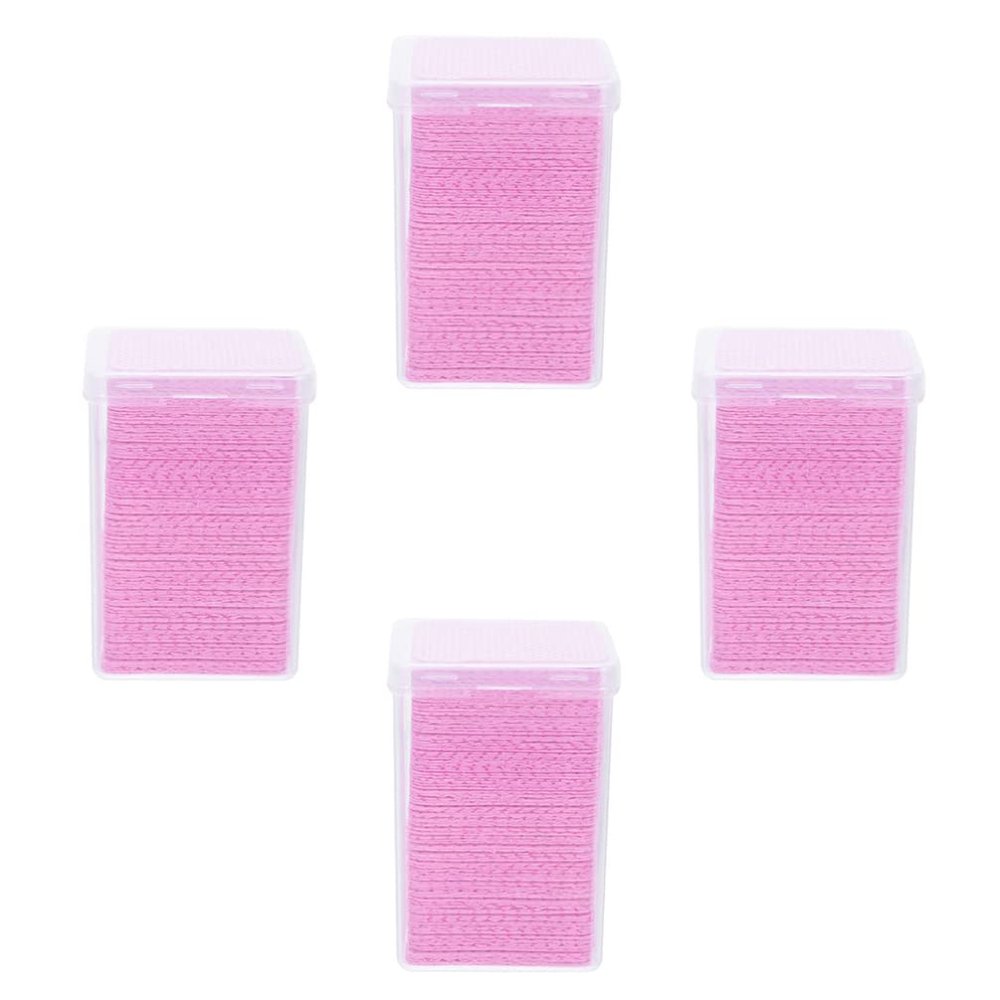 Beaupretty Eyelash Glue Cleaning Professional Pads for Lash Glue Bottles Soft Non-woven Cloths for Beauty Salons and Home Use