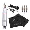 Rotary Pen Tattoo Machine Quiet Motor Tattoo Gun With Cartridge Needles Eyebrow Permanent Makeup Machine for Tattoo,Silver view 1
