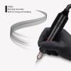 Rotary Pen Tattoo Machine Quiet Motor Tattoo Gun With Cartridge Needles Eyebrow Permanent Makeup Machine for Tattoo,Silver view 3