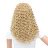 SWACC 20-Inch Long Big Bouffant Curly Wigs for Women Synthetic Heat Resistant Fiber Hair Pieces with Wig Cap (Dark Blonde Blended) view 4