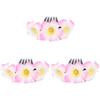 ABOOFAN 3pcs Delicate Frangipani Hair Comb Headdress Bridal Flower Hair Clip for Weddings Elegant for Women and Ladies view 1