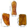 1PC Massage Tool Gua Sha Facial Tool, Gua Sha Board for Face and Body, Natural Resin Guasha Board view 2