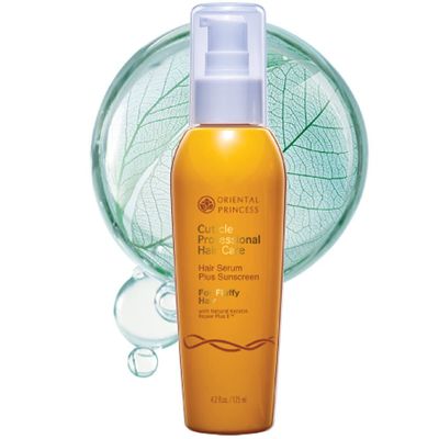 Oriental Princess Cuticle Professional Hair Care Hair Serum Plus Sunscreen for Fluffy Hair 125 ML.