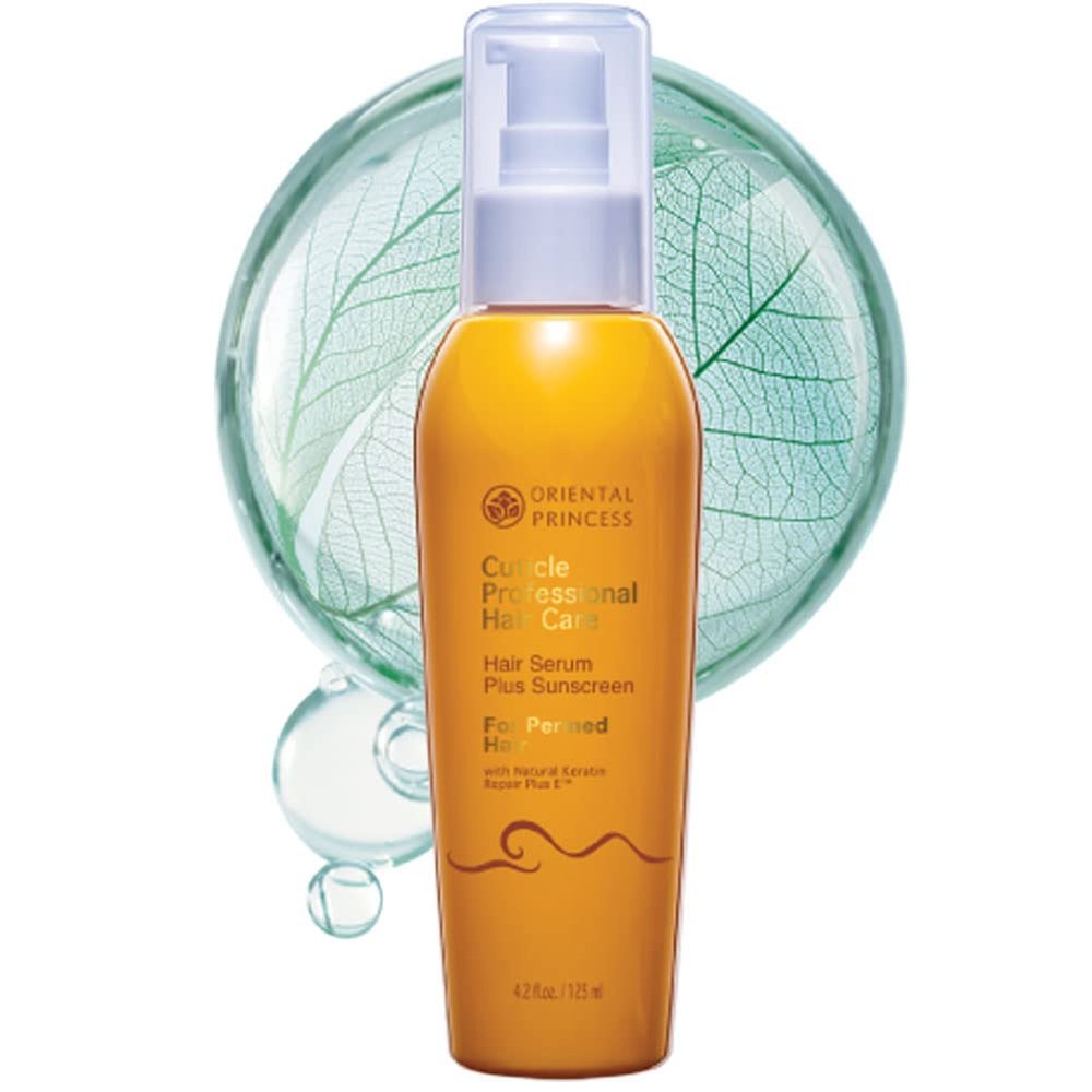 Oriental Princess Cuticle Professional Hair Care Hair Serum Plus Sunscreen for Permed Hair 125 ML.