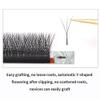 3D Clover Eyelashes Automatic Blossom Grafting Eyelashes W Shape Eyelashes 0.05mm Slim Natural Fluffy Eyelashes B/C Curly Individual Eyelash Extension (8mm, W Shape-C-0.05) view 4