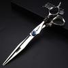 Hair Cutting Scissors, 7 Inch Professional Scissors Straight Thin Cutting Scissors Beautician Cut Grooming Tool Set (Color : 7 inch 2PCS) view 2