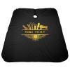 Custom Waterproof Barber Cape Hairdresser Cape, Add Your Photo Text Personalized Golden Barbershop Tools Flower Salon Cape for Men, Customized Hair Cutting Cape for Home Salon Barbershop view 4