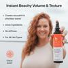 Beauty by Earth Sea Salt Spray - Aloe-Enhanced Beach Waves without Dryness, Texture & Volume Spray for All Hair Types, USA Made with Organic Ingredients, Ocean Waves Scent 6oz view 3