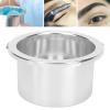 Dioche Wax Pot 100mm Wax Warmer Replacement Pot Portable Hair Removal Waxing Bowl Accessory for Hair Remover Machine Silver view 4