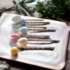 Set of 7 Pastel Rhinestone and Faux Pearl Hair Pins for Women, Delicate Spring Easter Hair Accessories, Cute Bobby Pin Set for Formal and Casual Occasions view 2