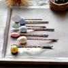 Set of 7 Pastel Rhinestone and Faux Pearl Hair Pins for Women, Delicate Spring Easter Hair Accessories, Cute Bobby Pin Set for Formal and Casual Occasions view 4