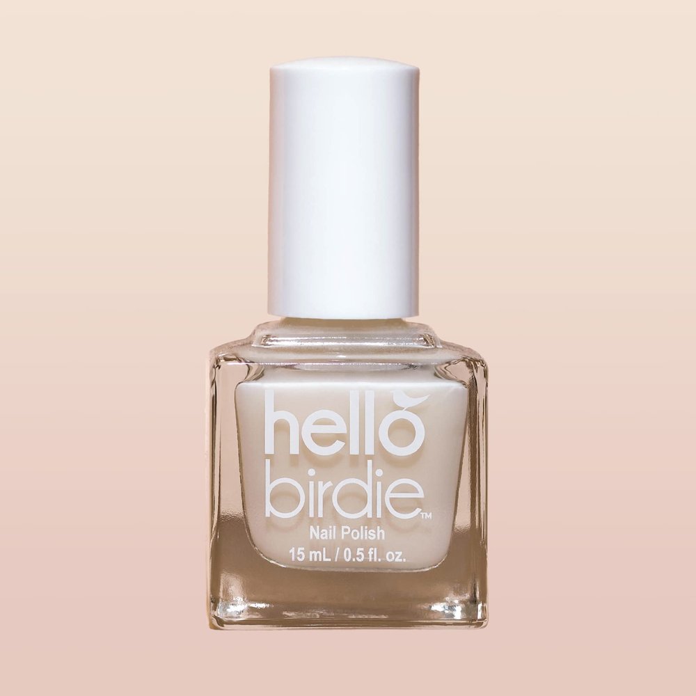 Hello Birdie Base Coat with Argan Oil, Non-Toxic, Vegan, Cruelty Free