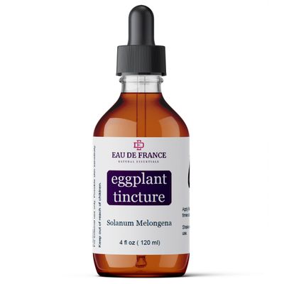 Eggplant Tincture for Skin Disorders Helps to Condition Regenerate Discolored Thickened Scaly Skin (4 oz)