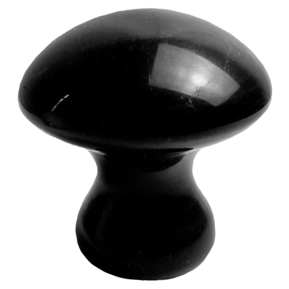 Beaupretty Body Massager Stone Obsidian Mushroom Massage Tool Facial Roller for Skin Care