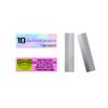 BRAWNA PMU Supplies Eyebrow Razor Blades - Stainless Steel Single Edge Razor Blades - Eyebrow Pencil Shaper - Duckbill - Shape Pencil Sharpening Tool for Waterproof Peel Off Pencils - 10 Pck view 1