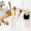 Newkita 2 Pack Clear Acrylic Pencil Pen Holder Cup, Clear Makeup Brush Holder, Acrylic Cosmetic Brushes Storage view 4
