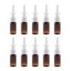 10pcs Bottles Plastic Brown Refillable Fine Mist Sprayers Atomizers Cosmetic Makeup Perfume Storage Container 10ml view 4