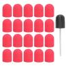 ZJchao Nail Drill Bits Kit, Nail Art Sanding Nail Drill Bits Polishing Grinding Sanding Bands Set Nail Drill Head Accessory for Manicure Pedicure Nail Polishing Burr Home Salon Use 13 x view 1