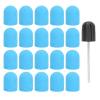 Nail Drill Bits Kit, Nail Art Sanding Nail Drill Bits Polishing Grinding Sanding Bands Set Nail Drill Head Accessory for Manicure Pedicure Nail Polishing Burr Home Salon Use 13 x view 1