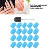 Nail Drill Bits Kit, Nail Art Sanding Nail Drill Bits Polishing Grinding Sanding Bands Set Nail Drill Head Accessory for Manicure Pedicure Nail Polishing Burr Home Salon Use 13 x view 2